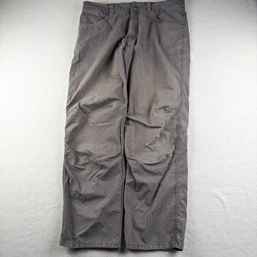 Patagonia Tenpenny Pants Organic Cotton Nylon Gray Men's 35x30 Hiking